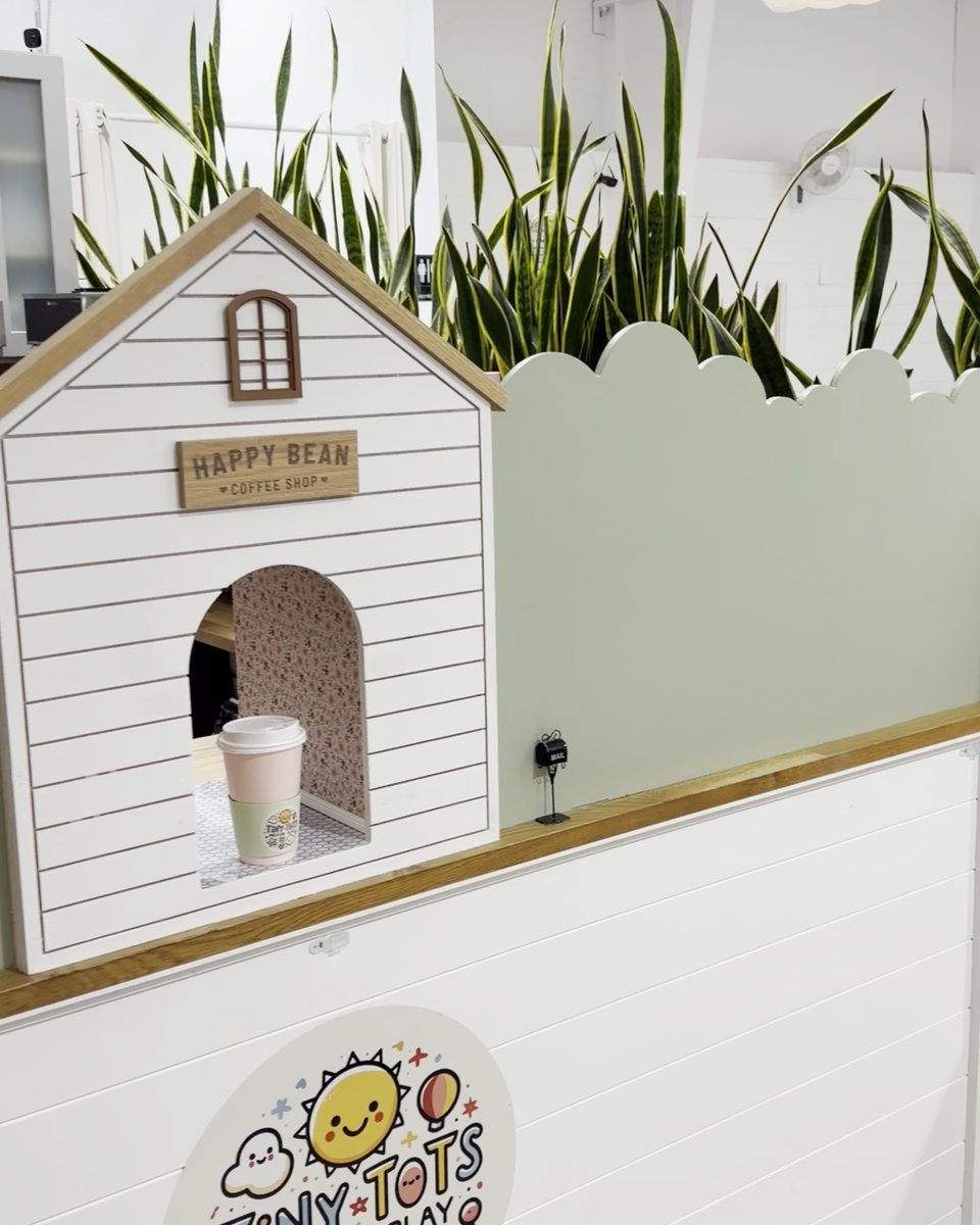 The little white Happy Bean house window